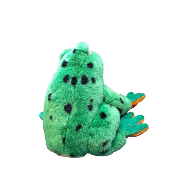 Ty Classic Large Lilypad Green Frog Plush Stuffed Animal - Picture 6 of 10